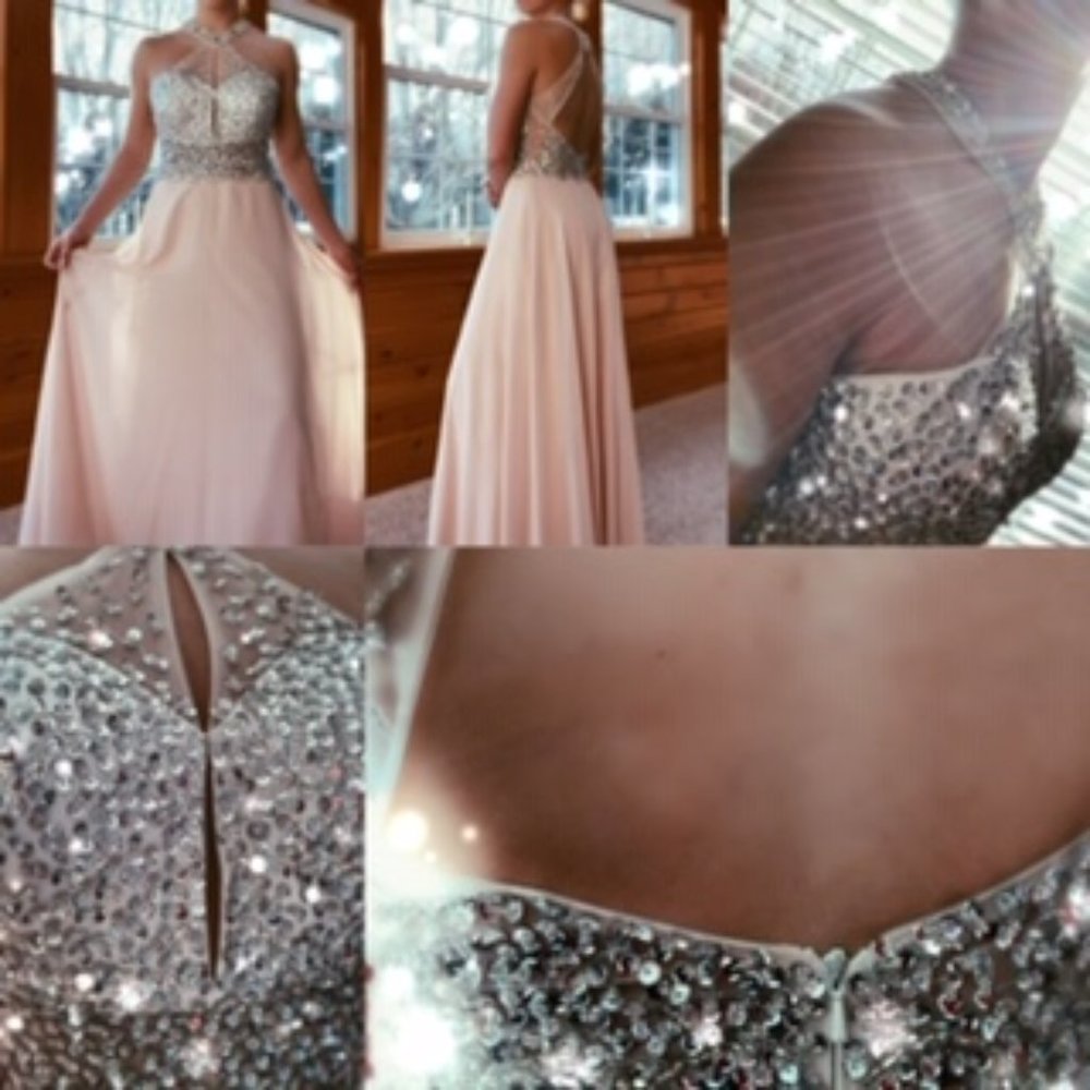 Hebeos Princess Scoop Prom Dress